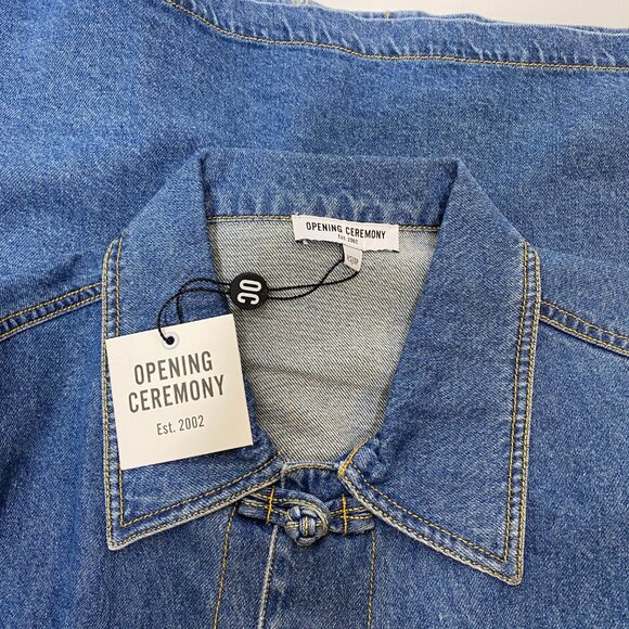 OPENING CEREMONY x CHIFA Denim Oversize Uniform Jacket - Picture 8 of 11